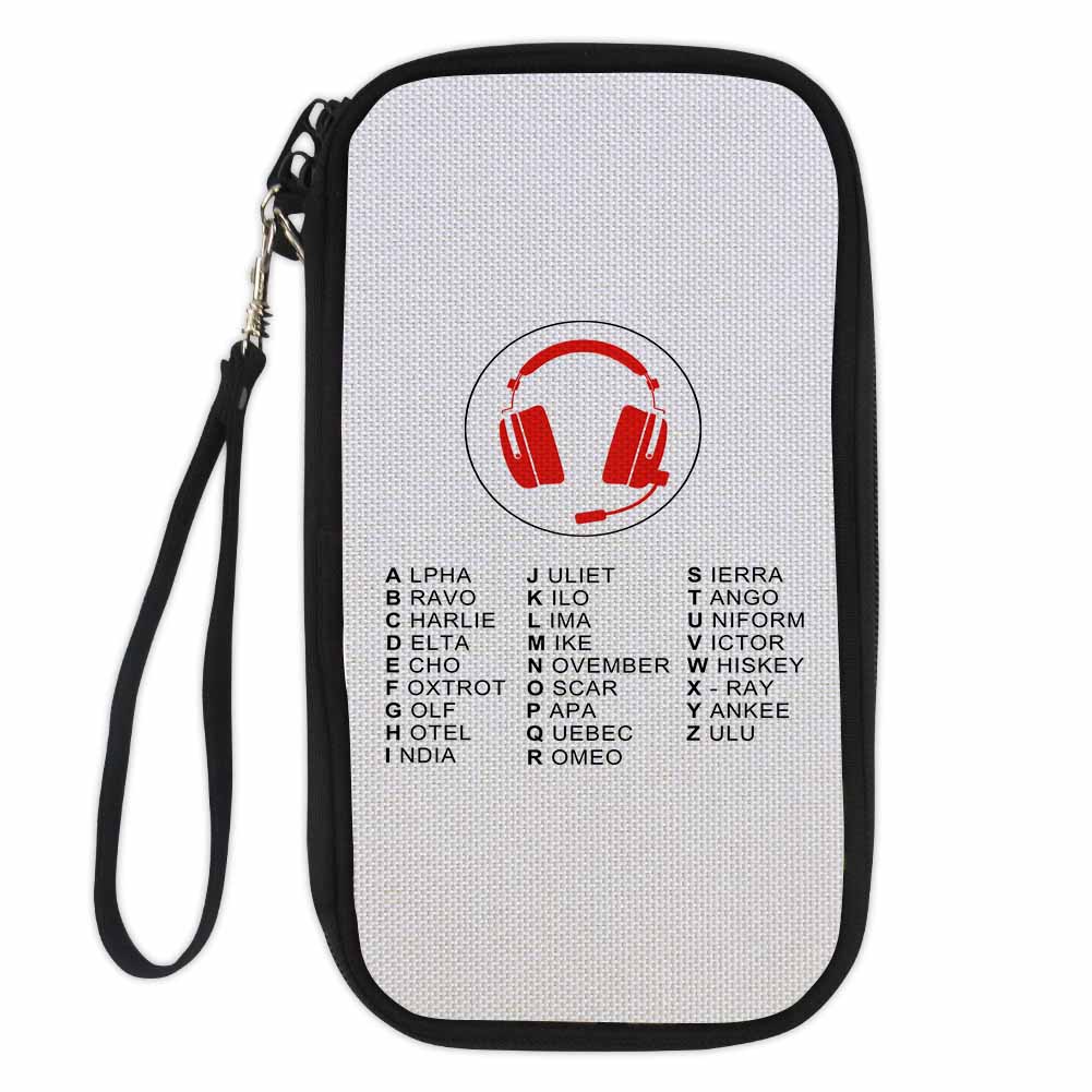 Aviation Alphabet 3 Designed Travel Cases & Wallets