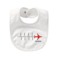 Thumbnail for Aviation Heartbeats Designed Baby Saliva & Feeding Towels