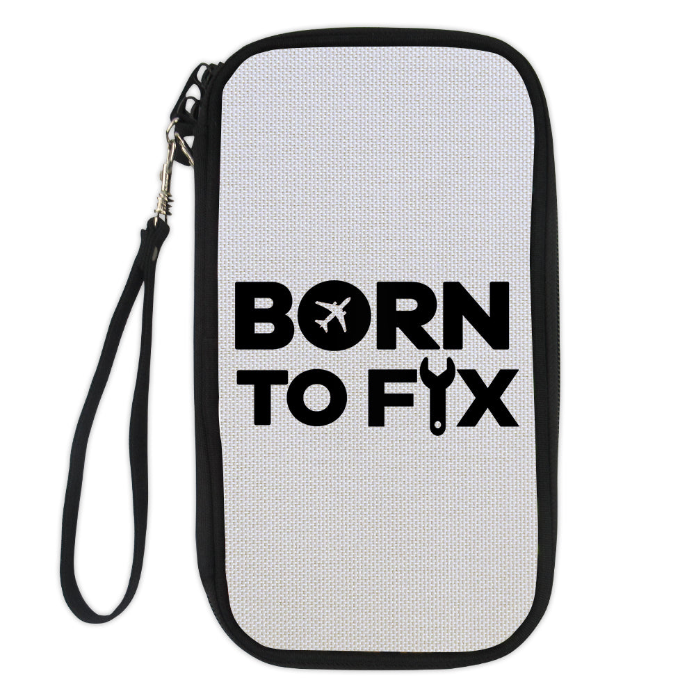 Born To Fix Airplanes Designed Travel Cases & Wallets