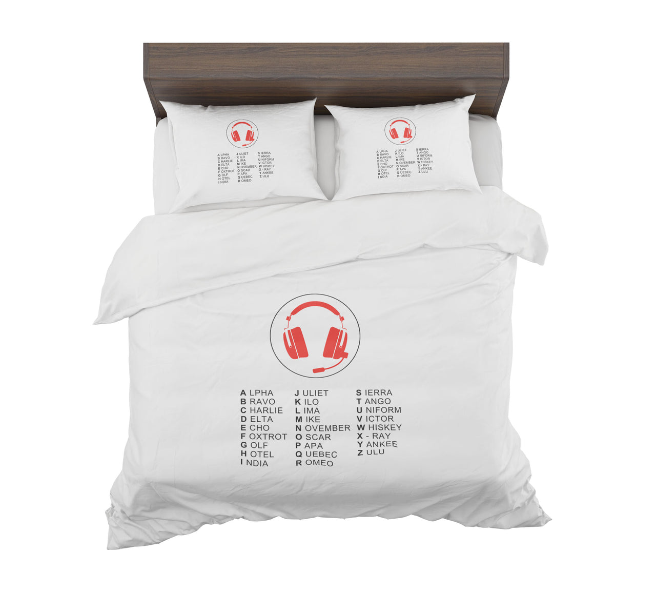 Aviation Alphabet 3 Designed Bedding Sets