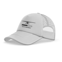 Thumbnail for Pilot In Progress (Cessna) Designed Trucker Caps & Hats