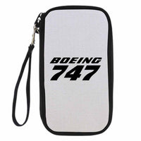 Thumbnail for Boeing 747 & Text Designed Travel Cases & Wallets