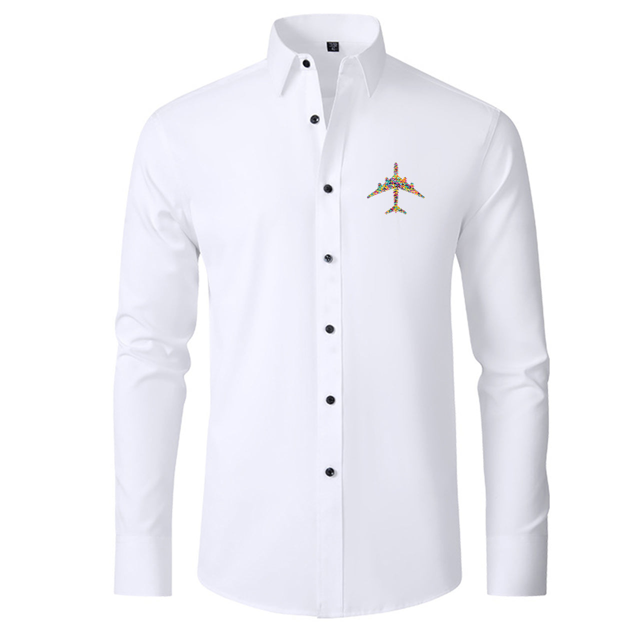 Colourful Airplane Designed Long Sleeve Shirts