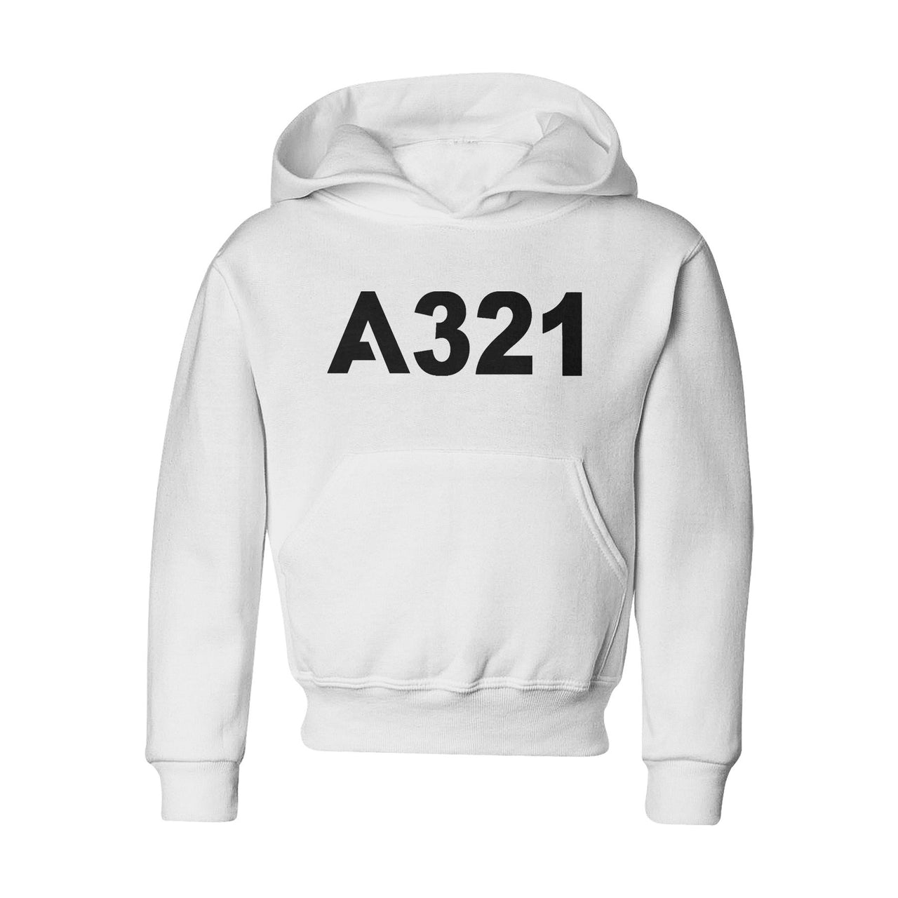 A321 Flat Text Designed "CHILDREN" Hoodies