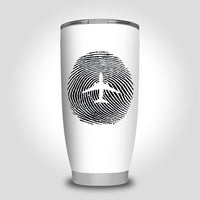 Thumbnail for Aviation Finger Print Designed Tumbler Travel Mugs