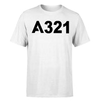 Thumbnail for A321 Flat Text Designed T-Shirts