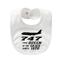 Thumbnail for Boeing 747 - Queen of the Skies (2) Designed Baby Saliva & Feeding Towels