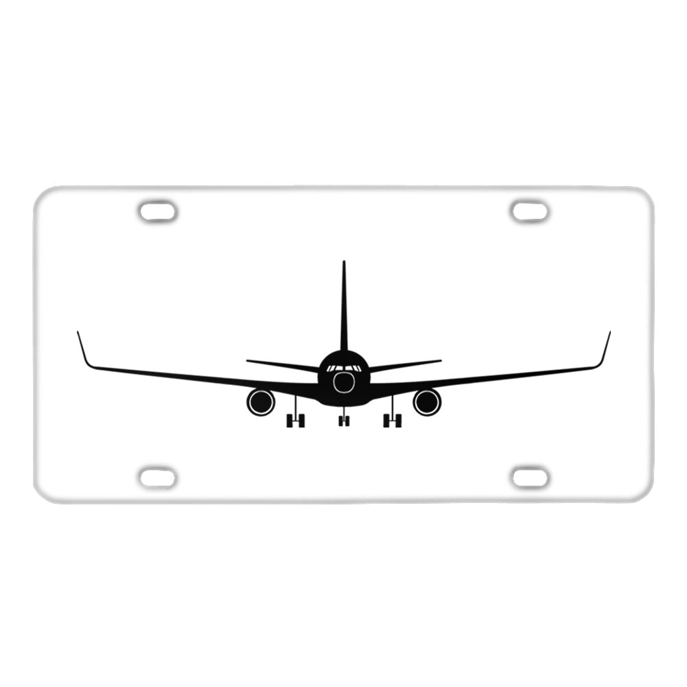 Boeing 767 Silhouette Designed Metal (License) Plates