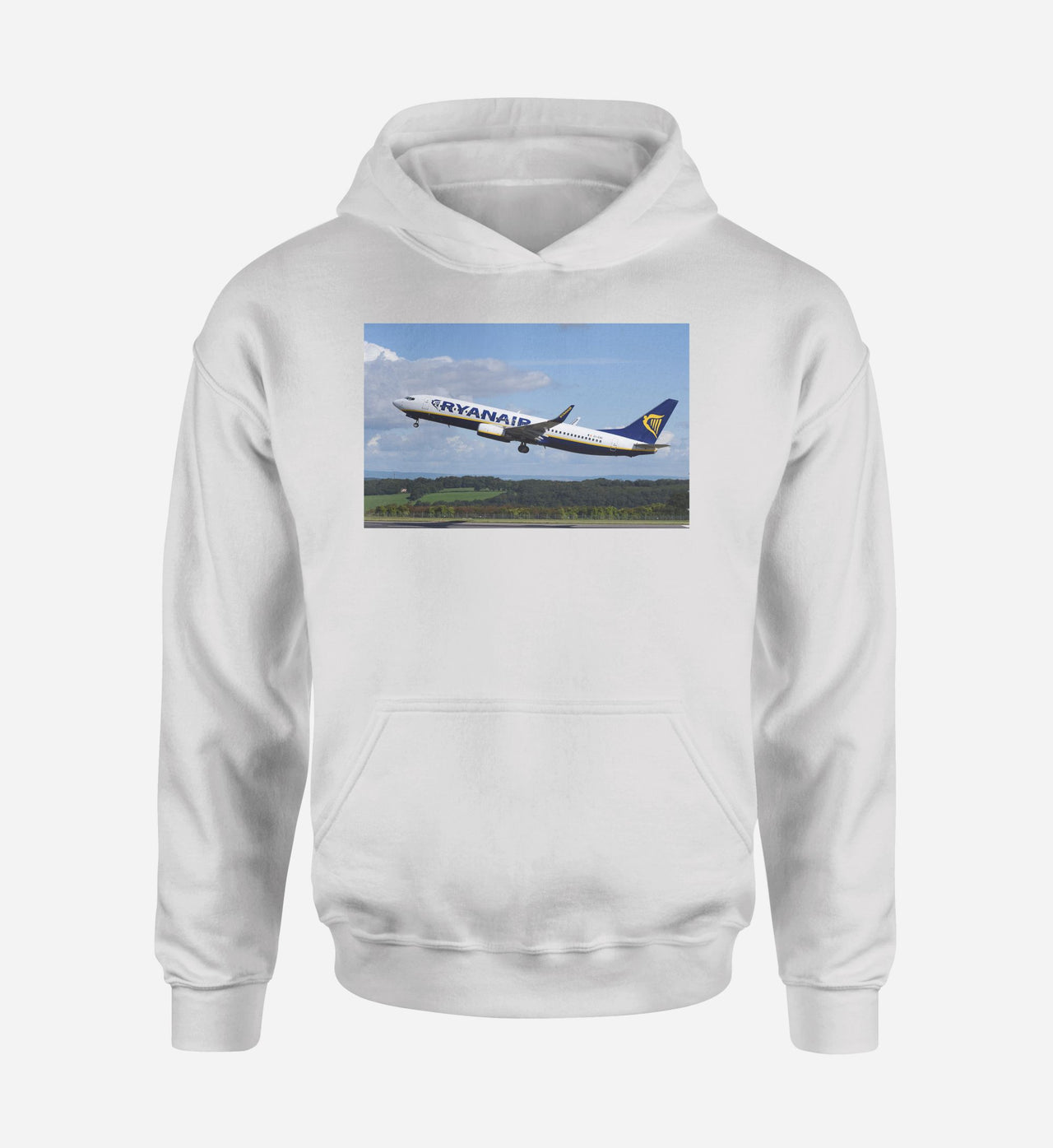 Departing Ryanair's Boeing 737 Designed Hoodies