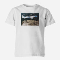 Thumbnail for Cruising United States Of America Boeing 747 Designed Children T-Shirts