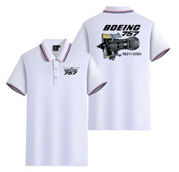 Thumbnail for Boeing 757 & Rolls Royce Engine (RB211) Designed Stylish Polo T-Shirts (Double-Side)