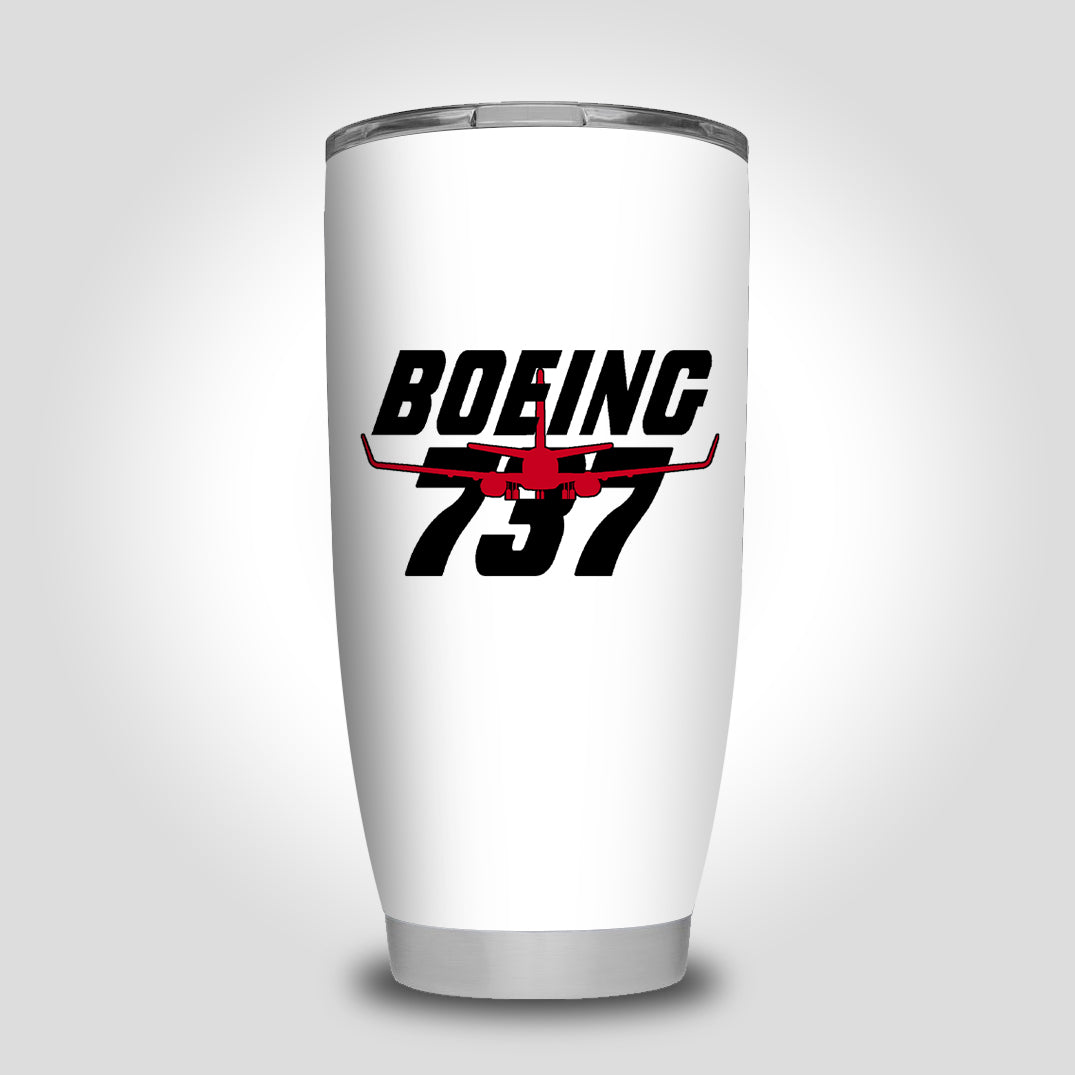 Amazing Boeing 737 Designed Tumbler Travel Mugs