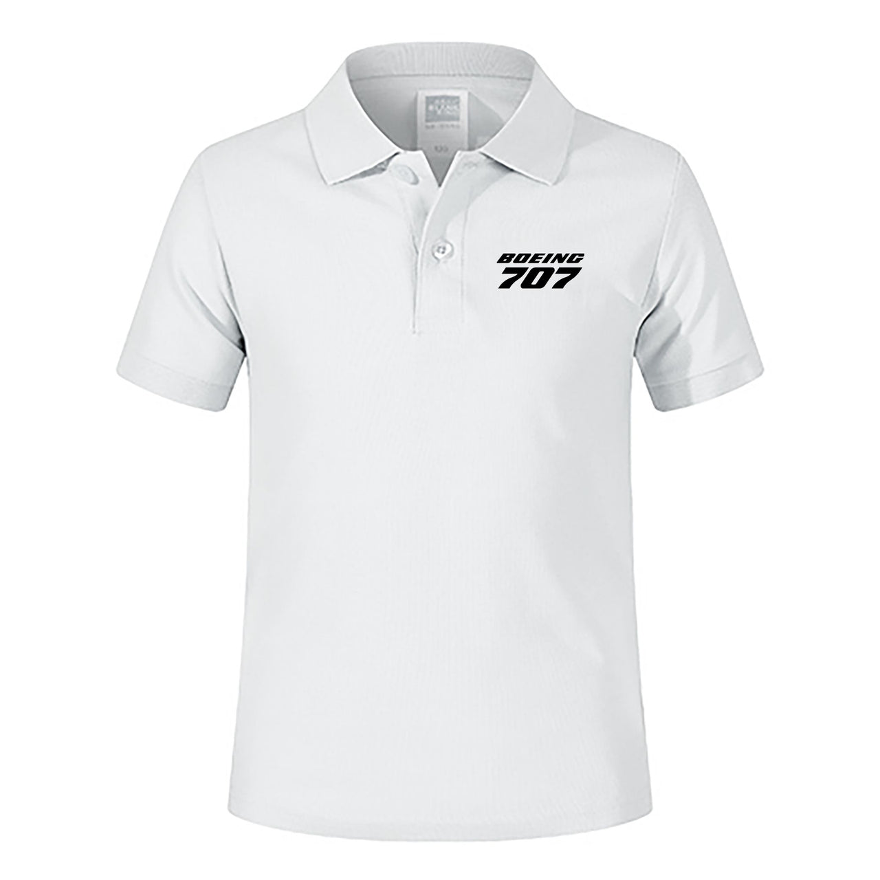 Boeing 707 & Text Designed Children Polo T-Shirts