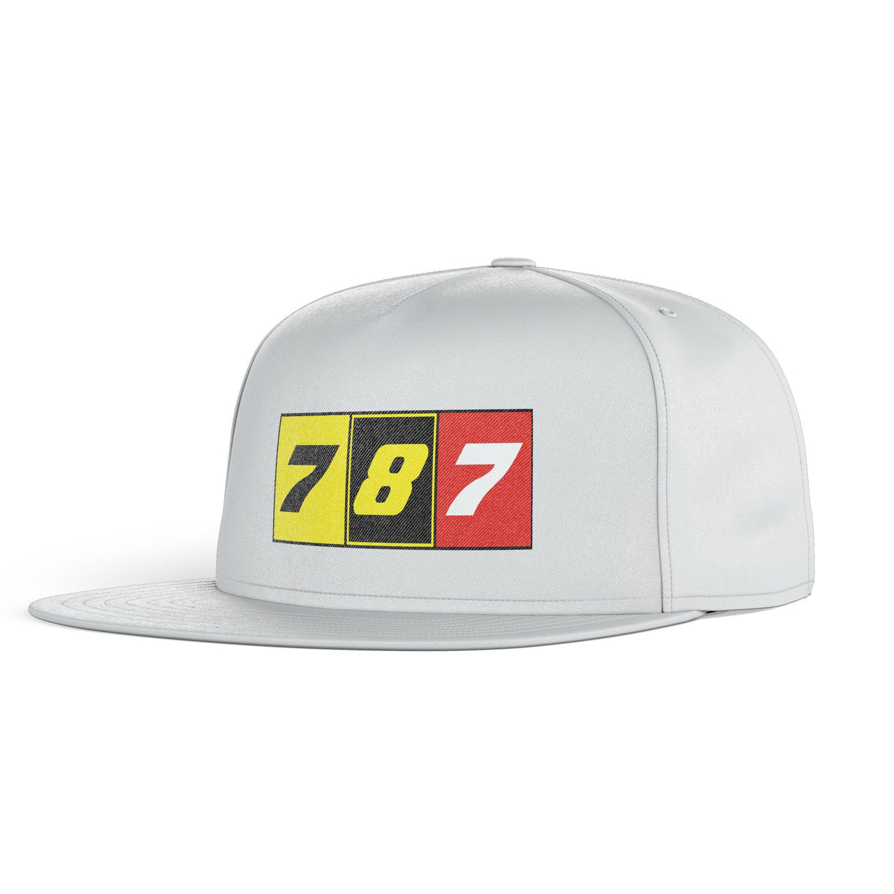 Flat Colourful 787 Designed Snapback Caps & Hats