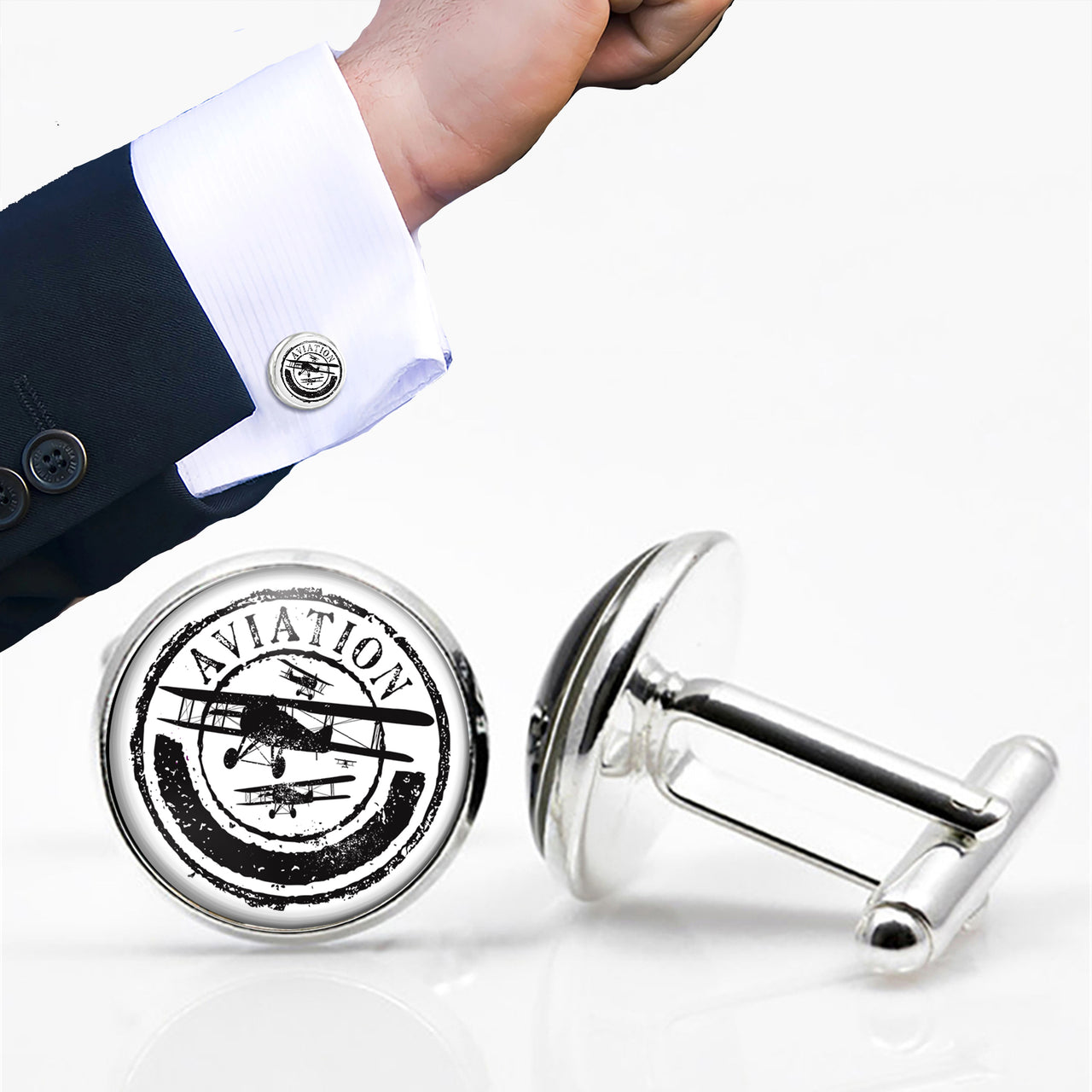 Aviation Lovers Designed Cuff Links