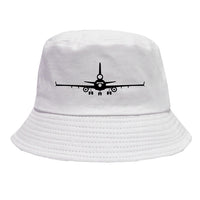 Thumbnail for McDonnell Douglas MD-11 Silhouette Plane Designed Summer & Stylish Hats