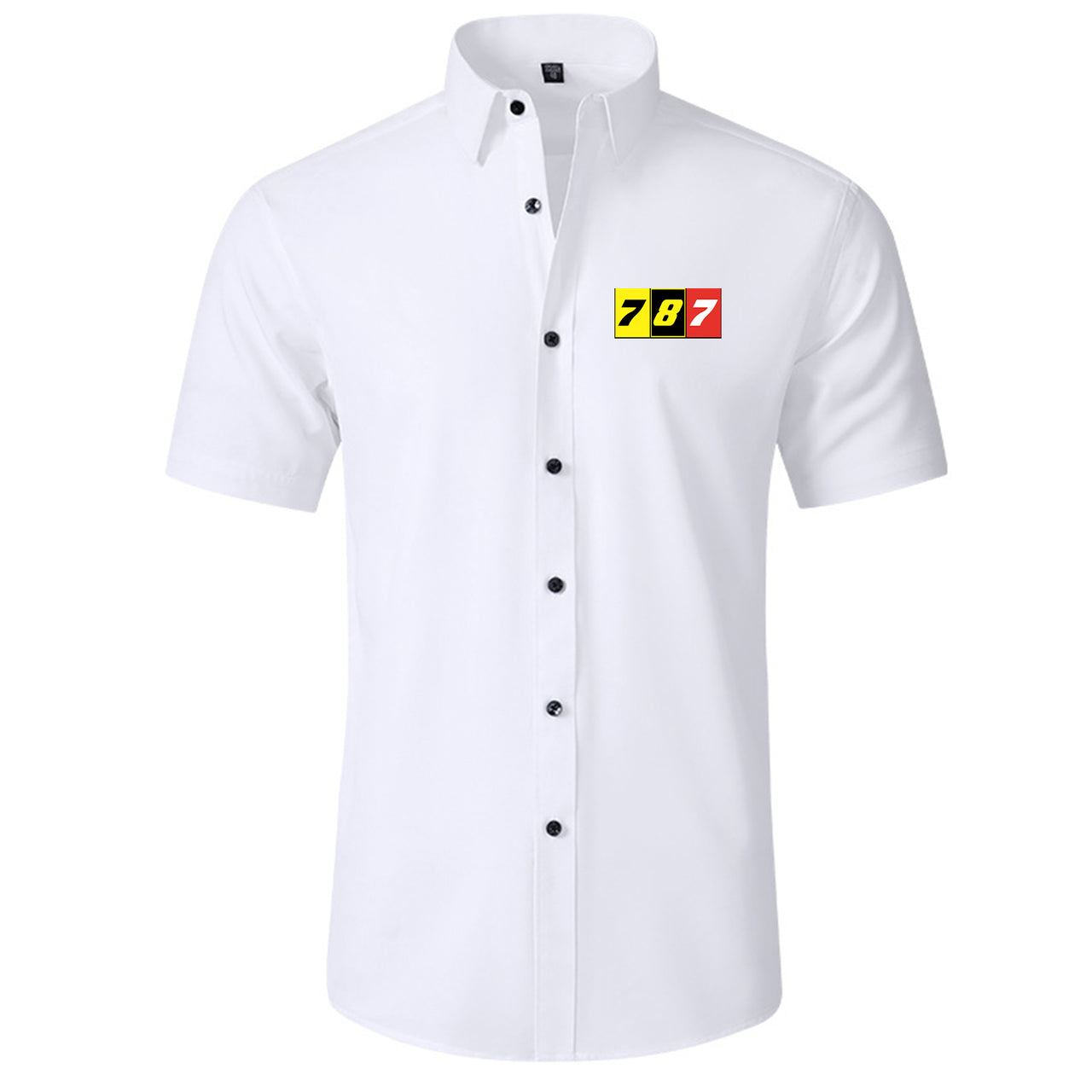 Flat Colourful 787 Designed Short Sleeve Shirts