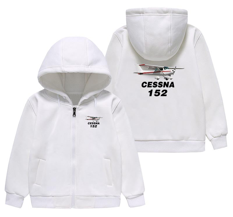 The Cessna 152 Designed "CHILDREN" Zipped Hoodies