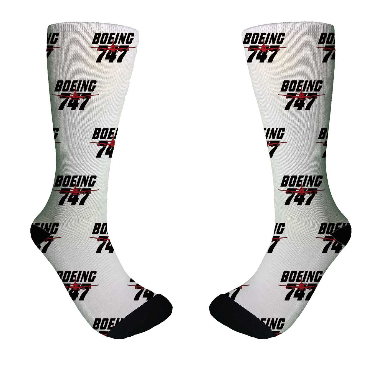 Amazing Boeing 747 Designed Socks