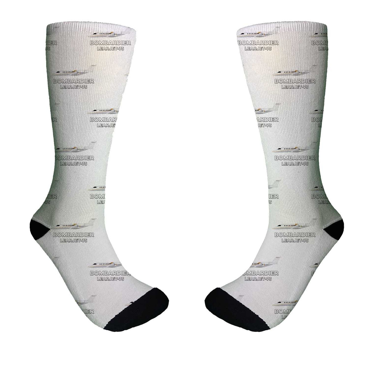 The Bombardier Learjet 75 Designed Socks