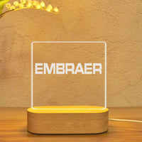 Thumbnail for Embraer & Text Designed Night Lamp