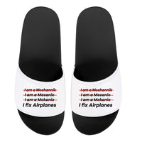 Thumbnail for I Fix Airplanes Designed Sport Slippers