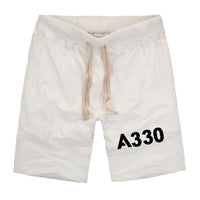 Thumbnail for A330 Flat Text Designed Cotton Shorts