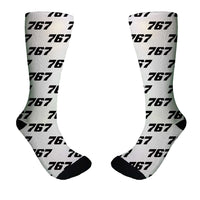 Thumbnail for 767 Flat Text Designed Socks