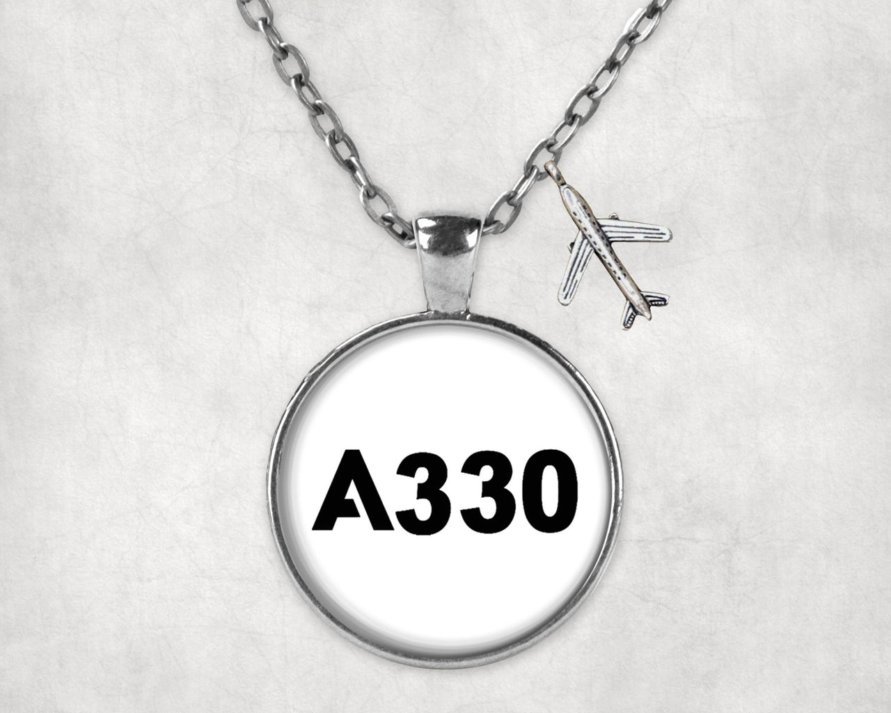 A330 Flat Text Designed Necklaces