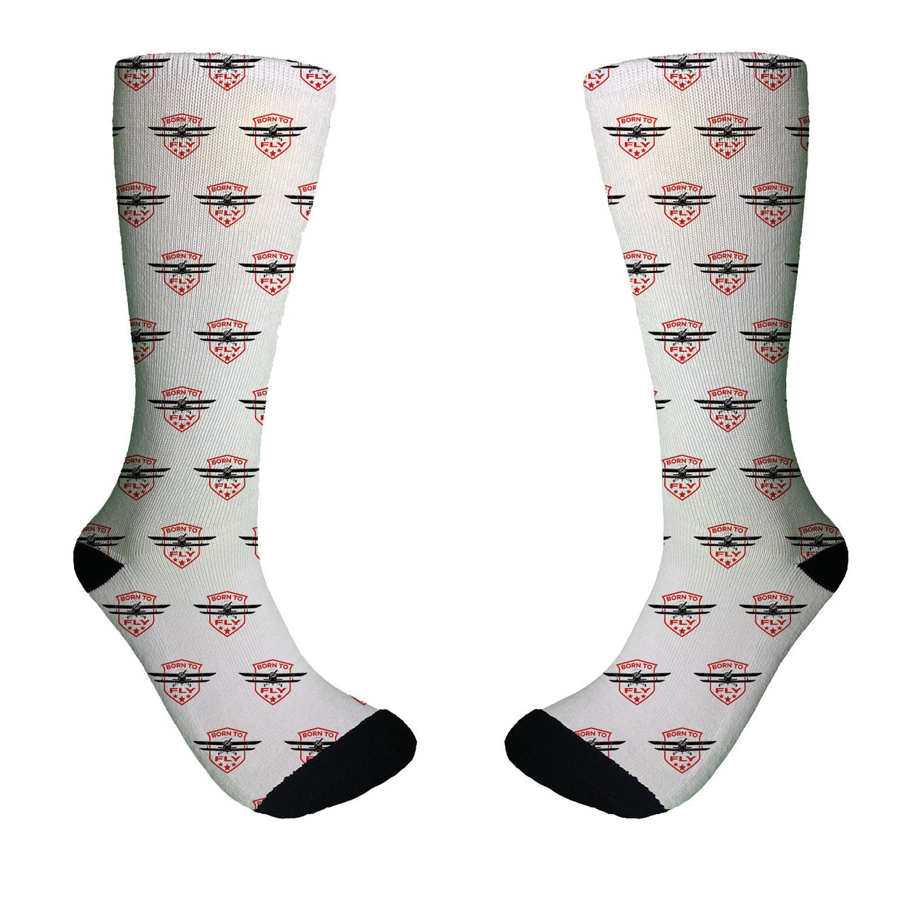 Born To Fly Designed Designed Socks