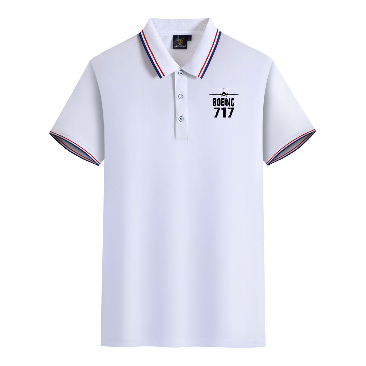 Boeing 717 & Plane Designed Stylish Polo T-Shirts