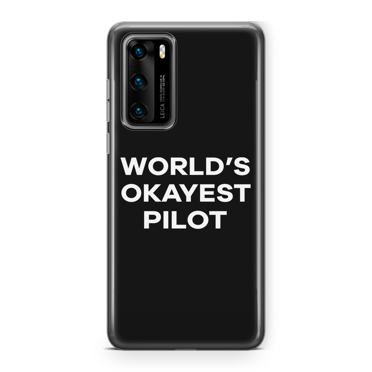 World's Okayest Pilot Designed Huawei Cases