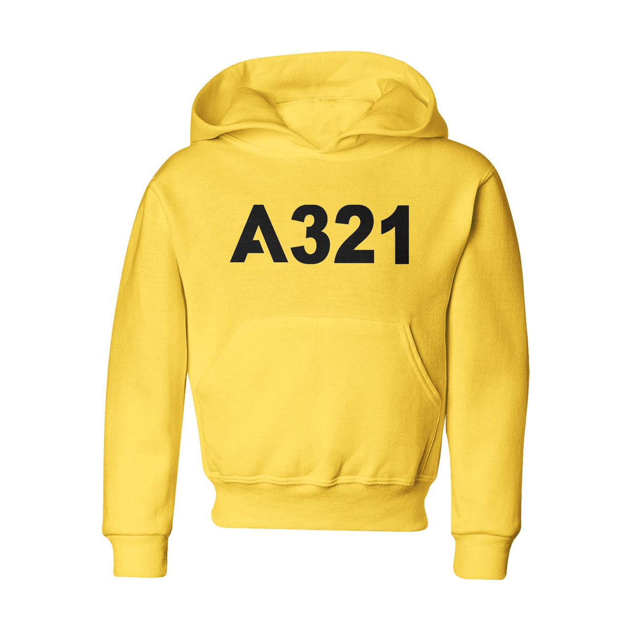 A321 Flat Text Designed "CHILDREN" Hoodies