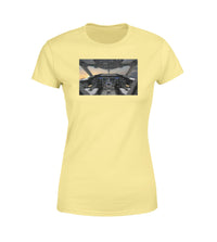 Thumbnail for Boeing 787 Cockpit Designed Women T-Shirts