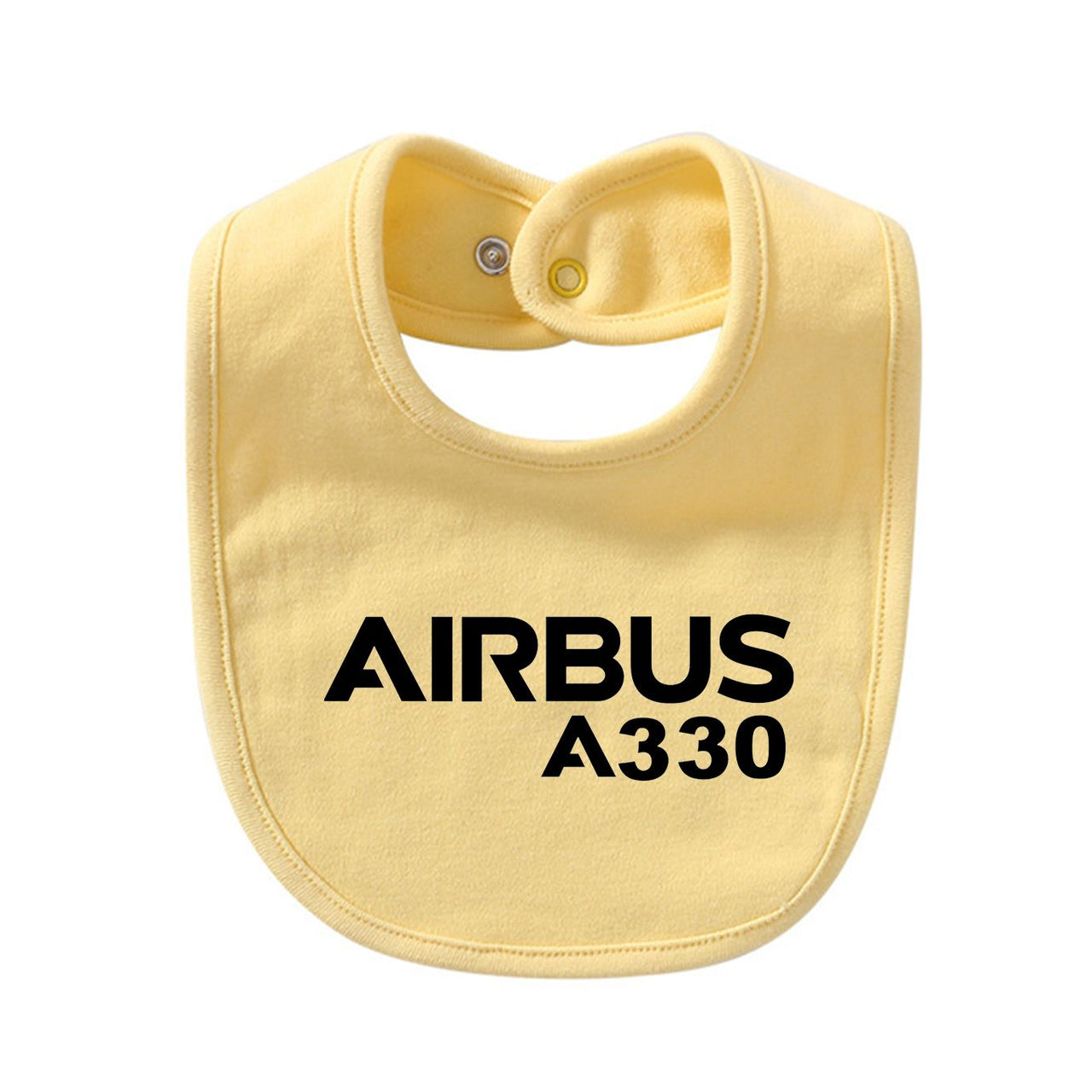 Airbus A330 & Text Designed Baby Saliva & Feeding Towels