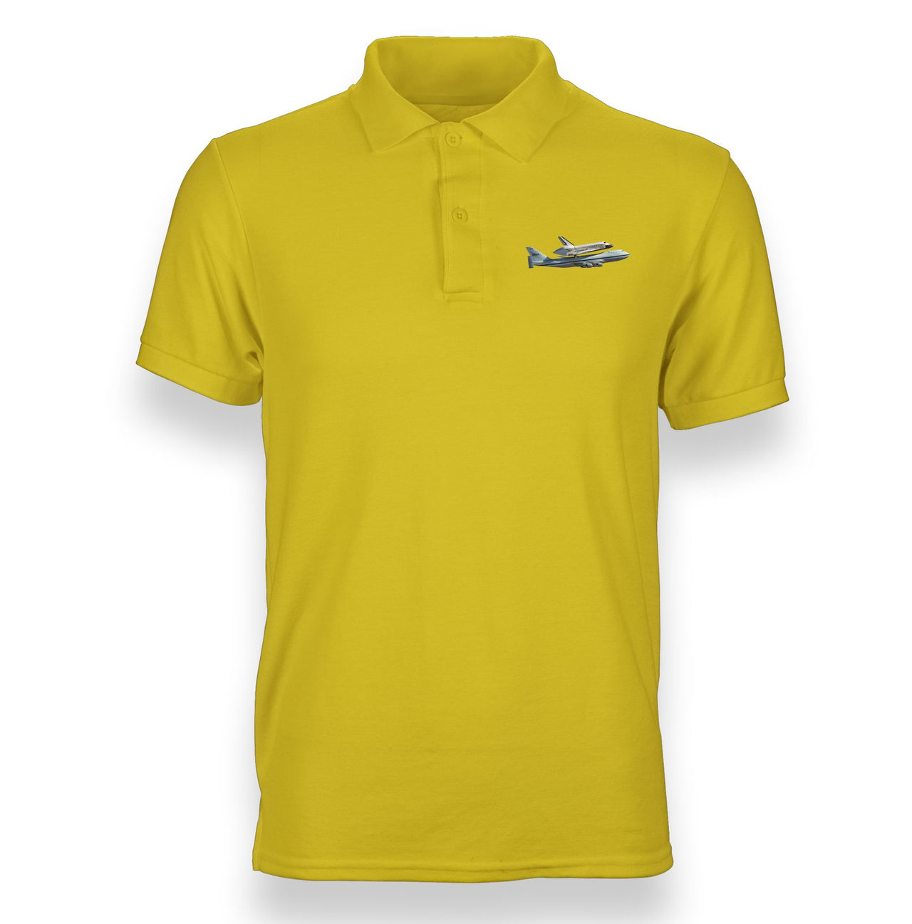 Space shuttle on 747 Designed "WOMEN" Polo T-Shirts