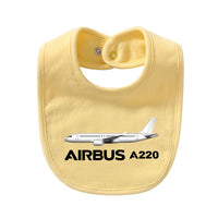 Thumbnail for The Airbus A220 Designed Baby Saliva & Feeding Towels