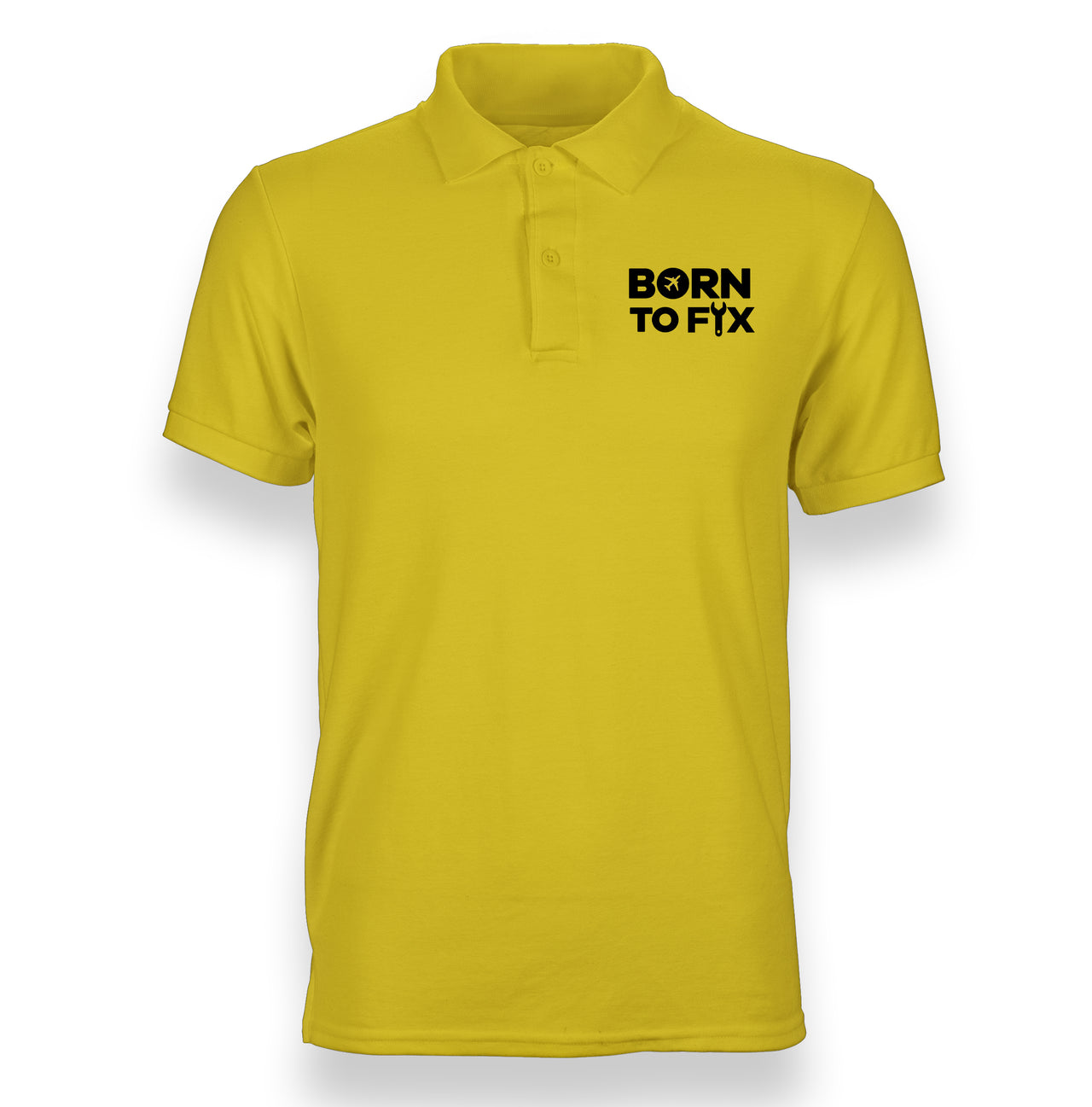 Born To Fix Airplanes Designed "WOMEN" Polo T-Shirts