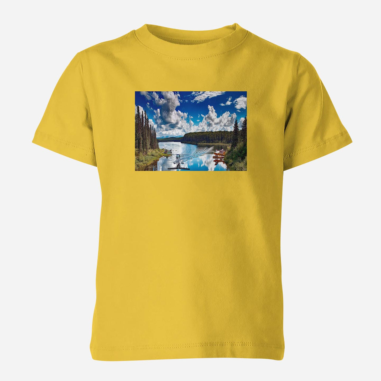 Amazing Scenary & Sea Planes Designed Children T-Shirts