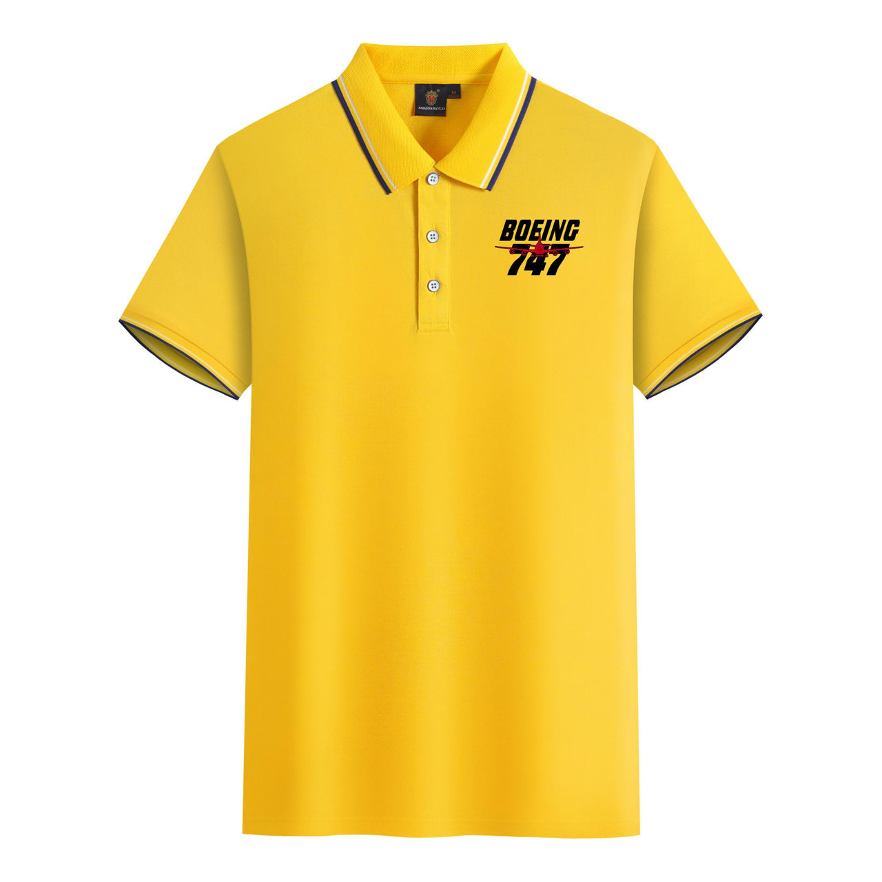 Amazing Boeing 747 Designed Stylish Polo T-Shirts