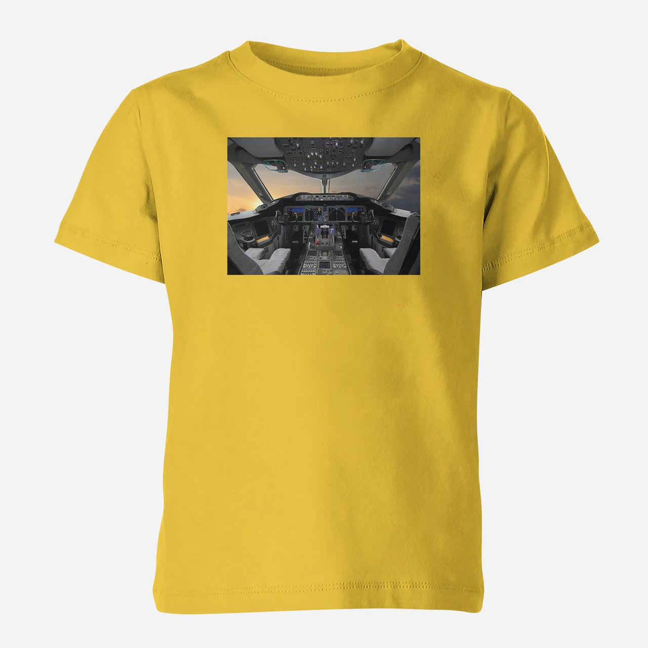 Boeing 787 Cockpit Designed Children T-Shirts