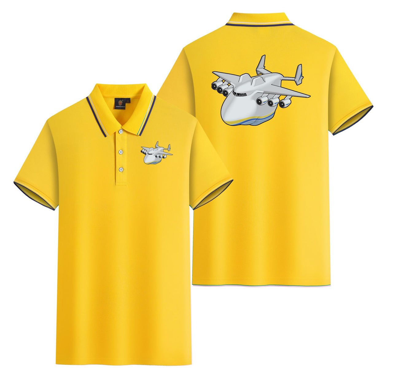 Antonov 225 (2) Designed Stylish Polo T-Shirts (Double-Side)