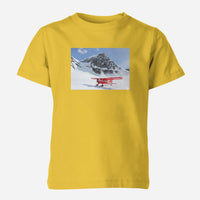 Thumbnail for Amazing Snow Airplane Designed Children T-Shirts