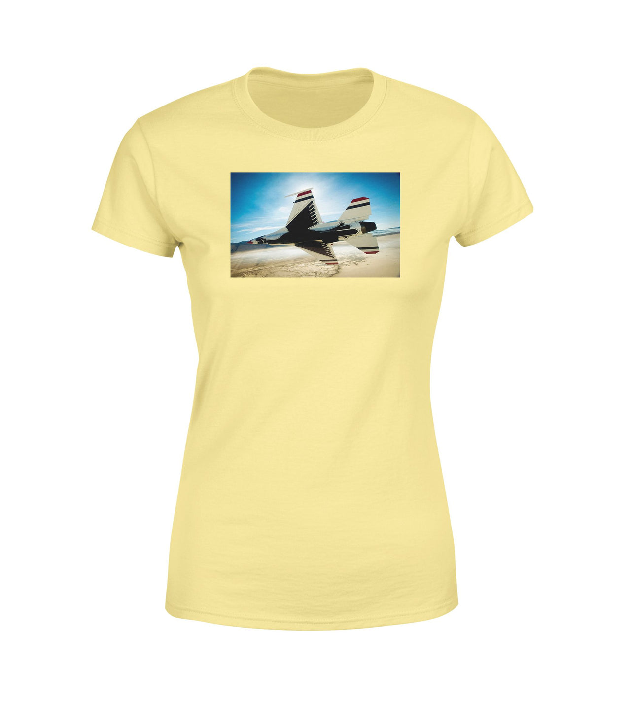 Turning Right Fighting Falcon F16 Designed Women T-Shirts