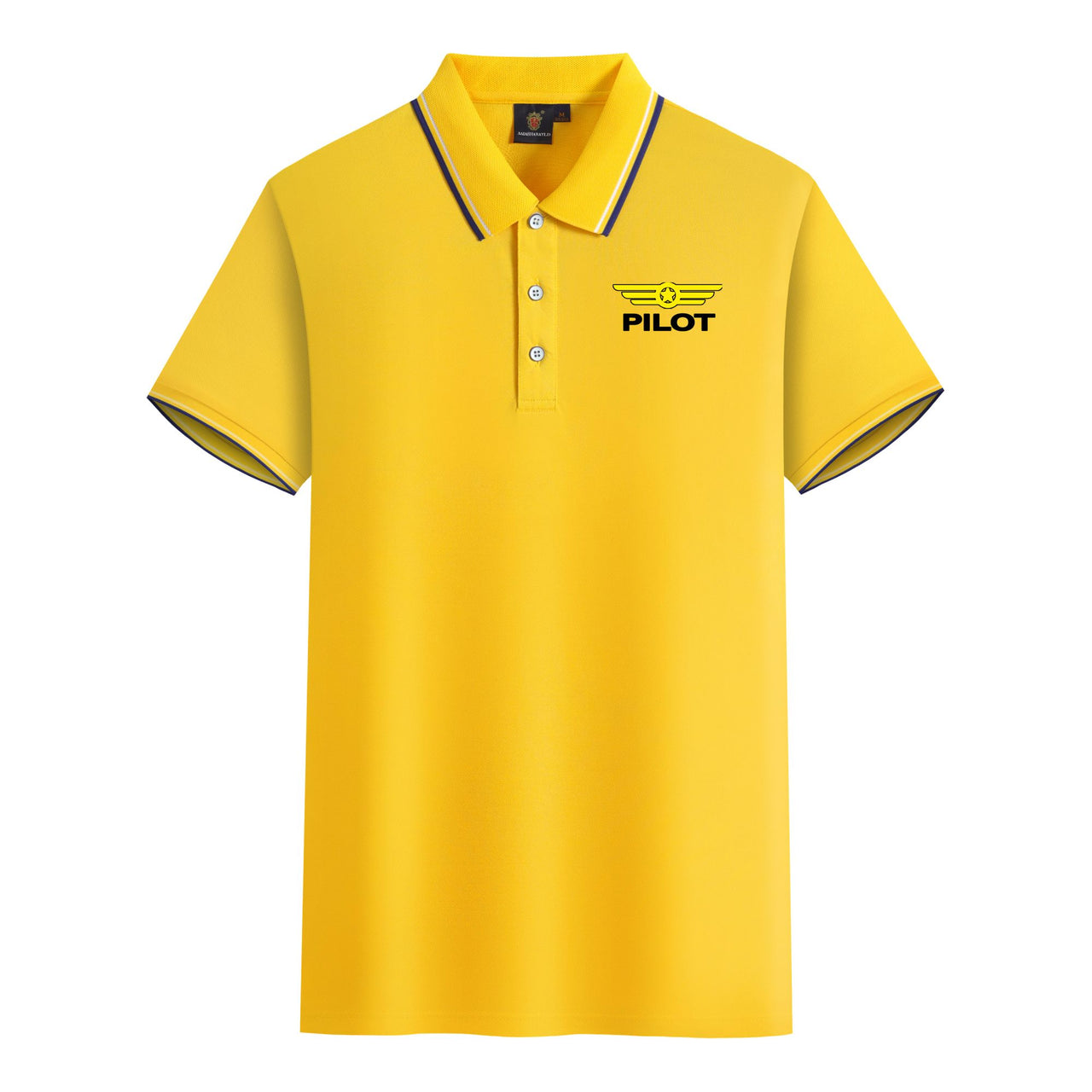 Pilot & Badge Designed Stylish Polo T-Shirts