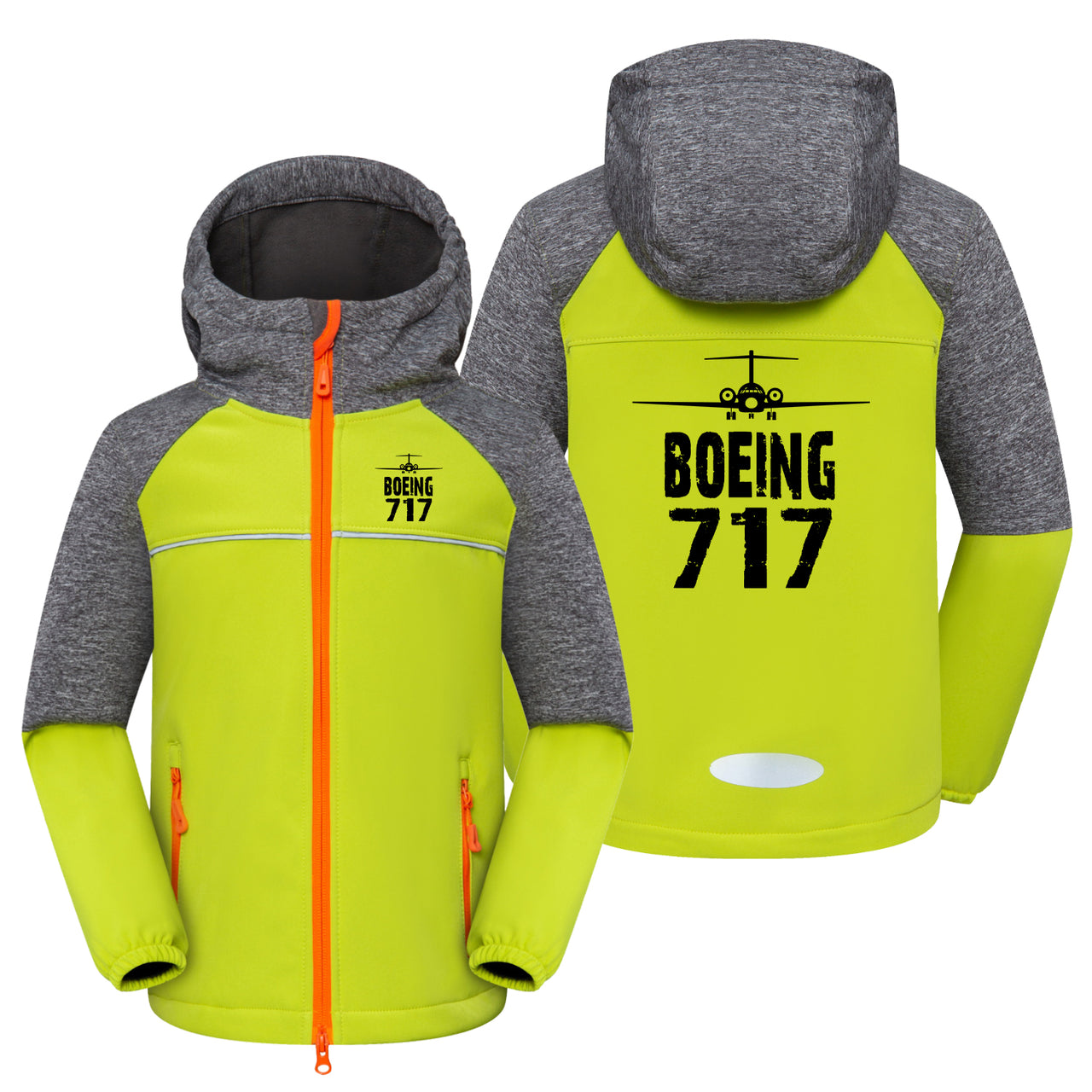 Boeing 717 & Plane Designed Children Polar Style Jackets