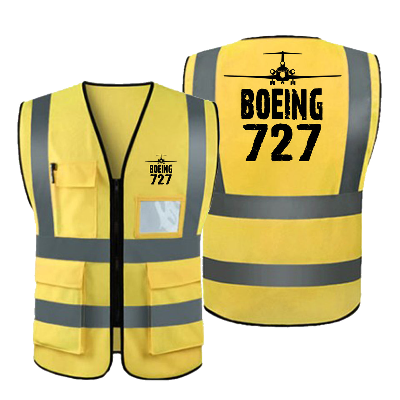 Boeing 727 & Plane Designed Reflective Vests