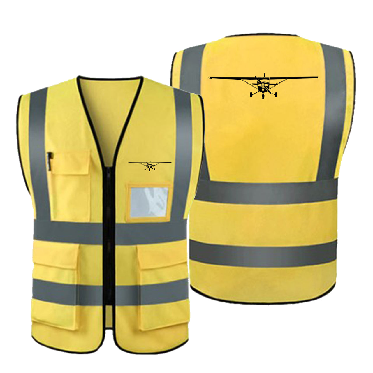 Cessna 172 Silhouette Designed Reflective Vests