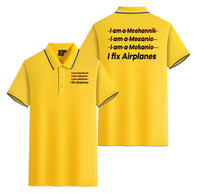 Thumbnail for I Fix Airplanes Designed Stylish Polo T-Shirts (Double-Side)