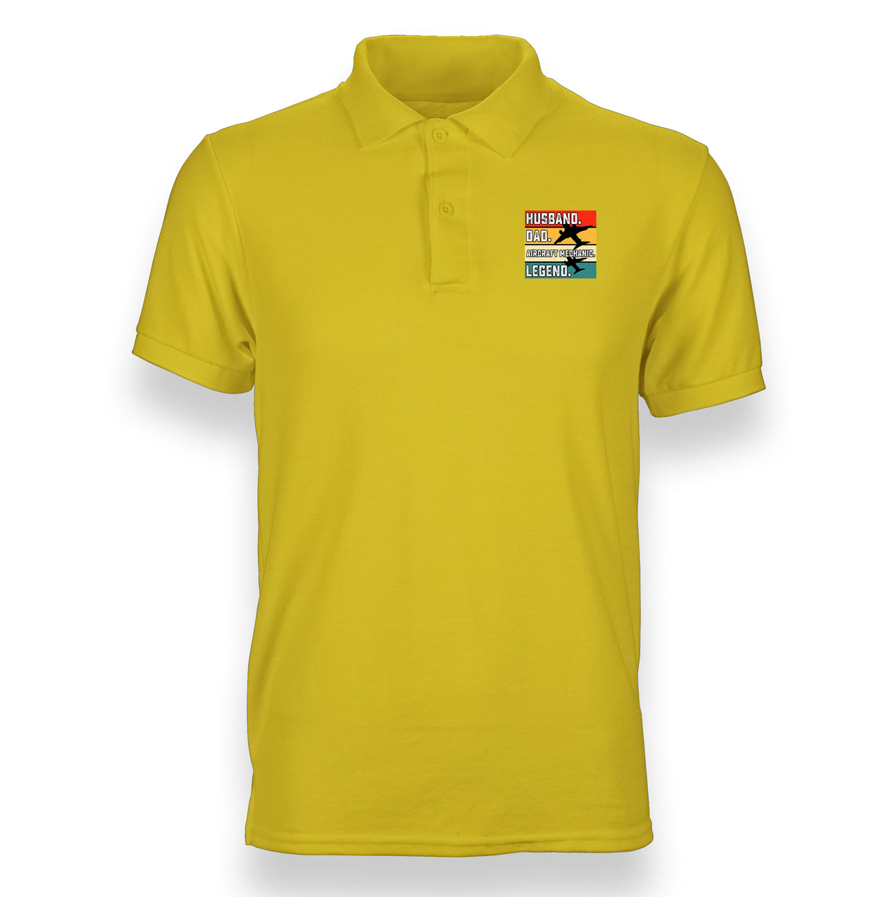 Husband & Dad & Aircraft Mechanic & Legend Designed "WOMEN" Polo T-Shirts